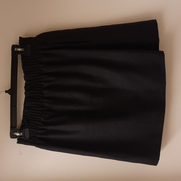 J. Crew Black Sidewalk Wool Blend Elastic Waist Skirt - Picture 7 of 10